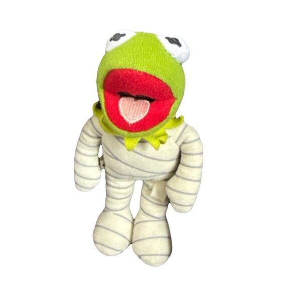 Disney Halloween Kermit the Frog Mummy Plush 2013 Just Play 9” - Picture 1 of 6
